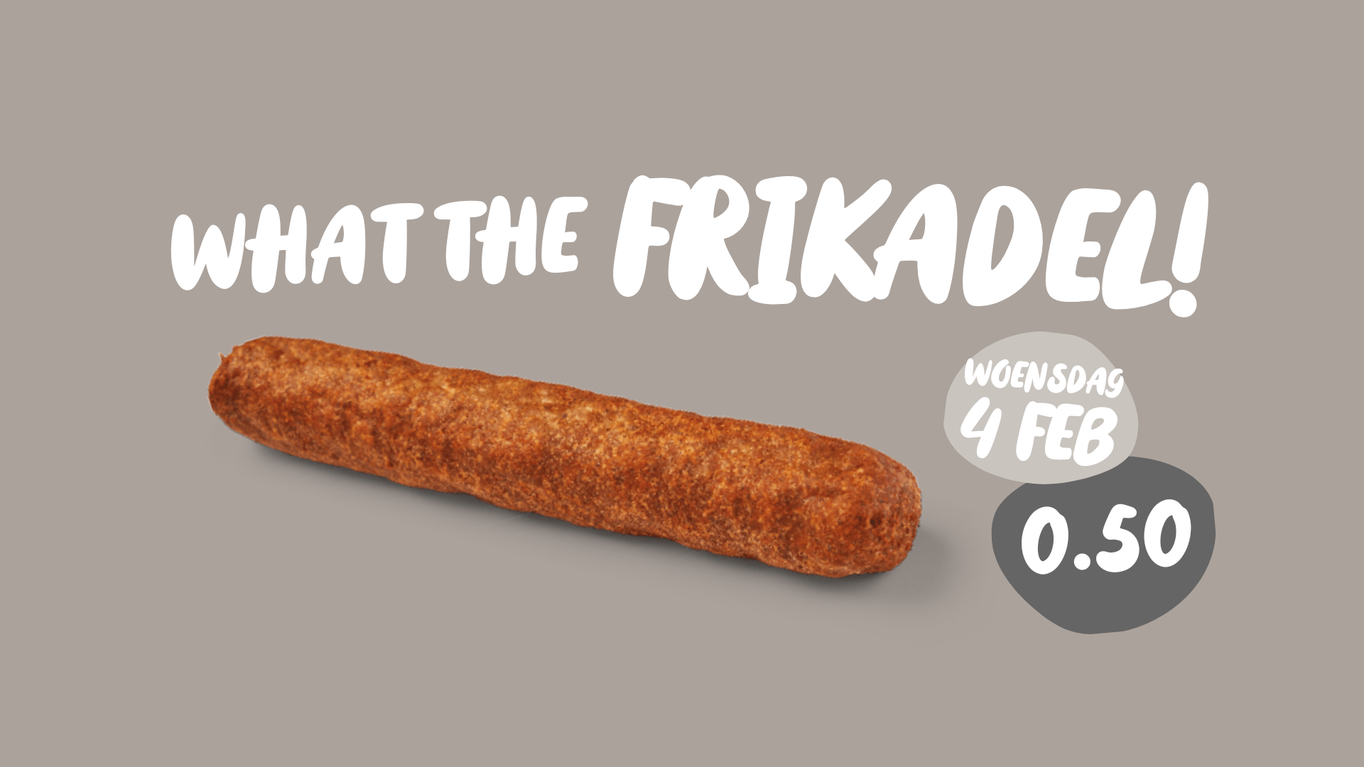 Frikandellen voor 50 cent op Nationale Frikandellendag!